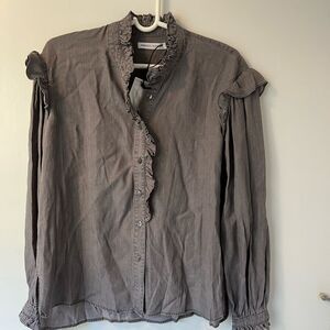 Rebecca Minkoff Willamina Gray Top